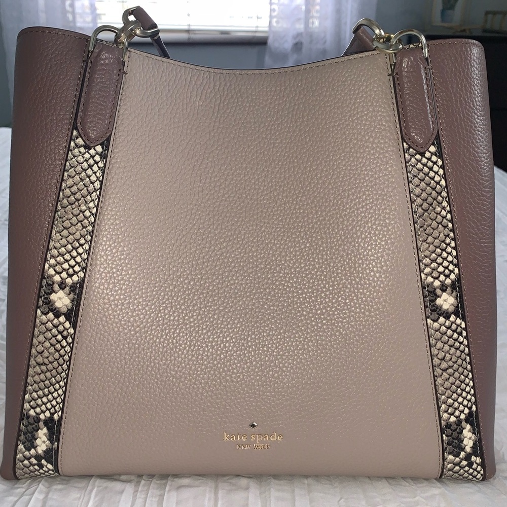 Large Kate Spade Triple Compartment Shoulder Bag